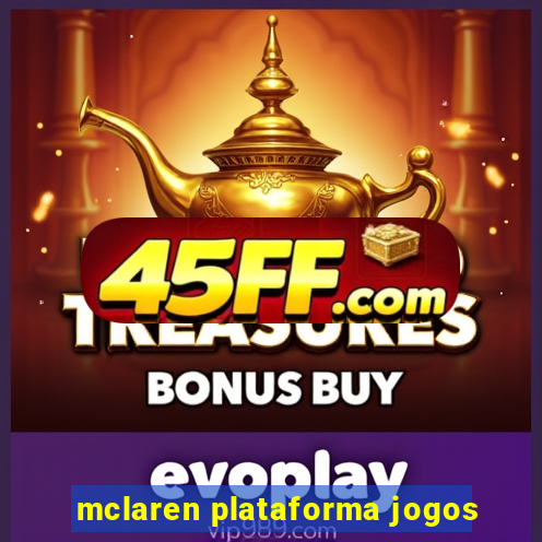 mclaren plataforma jogos